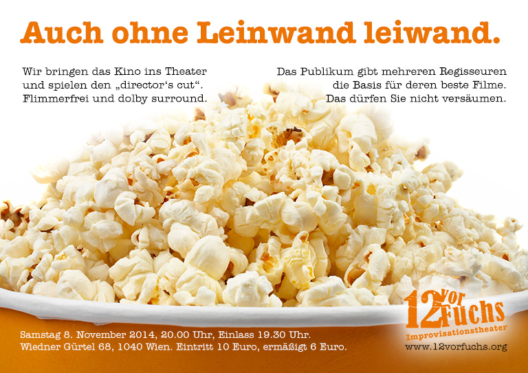 Auch ohne Leinwand leiwand.